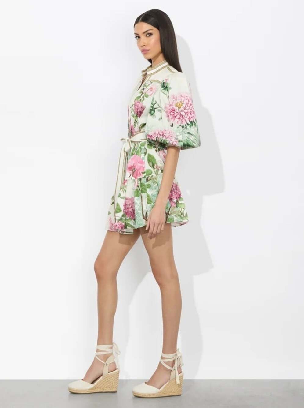 Alice + Olivia Cora Rose Whisper Cotton Dress Small NWT $495 - Picture 5 of 13